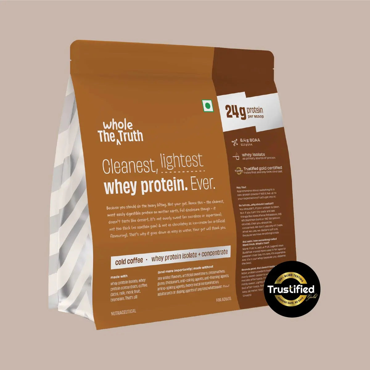 WholeTruth 24g Protein Powder Pack of 1Kg 24gram