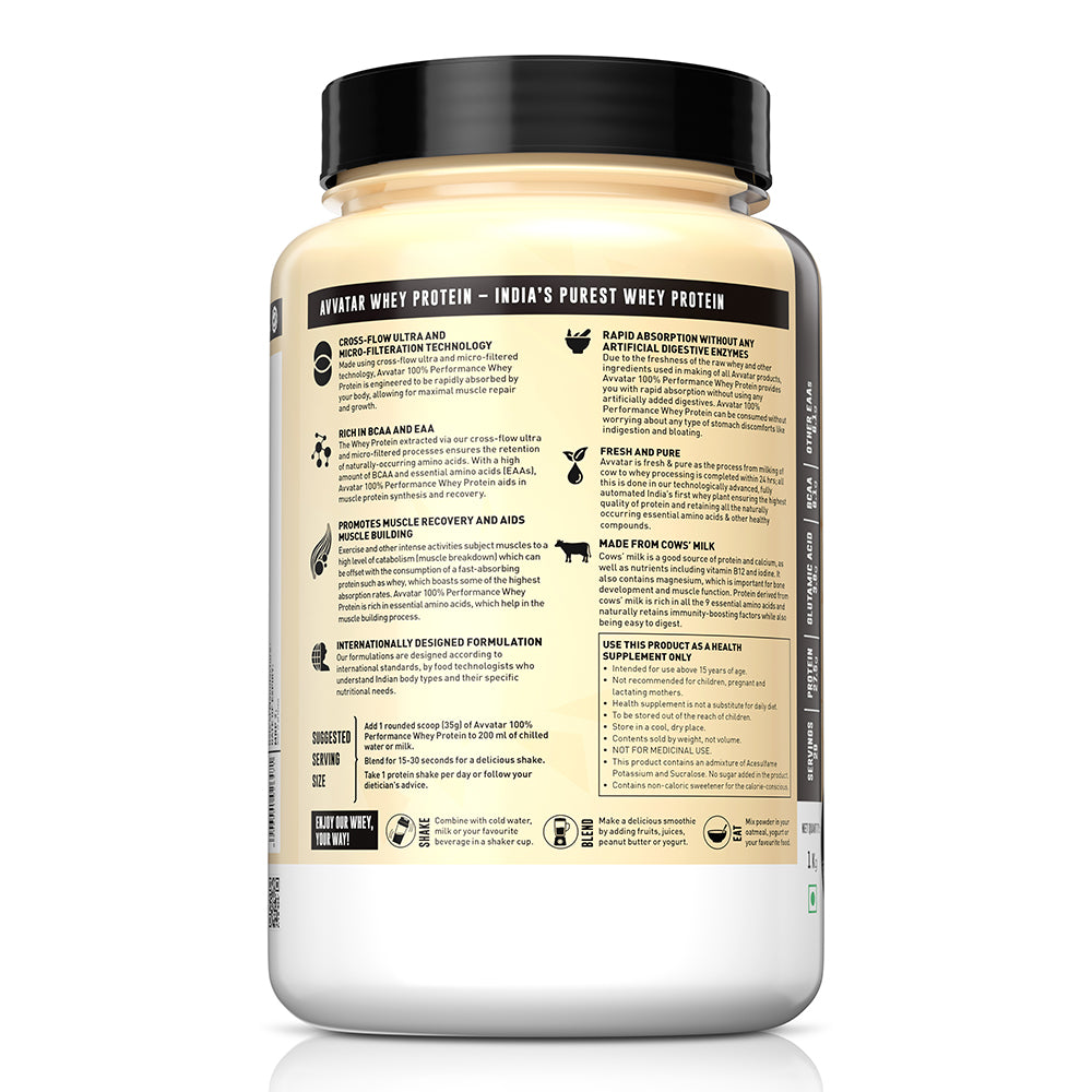 Avvatar 100% Performance Whey 24gram