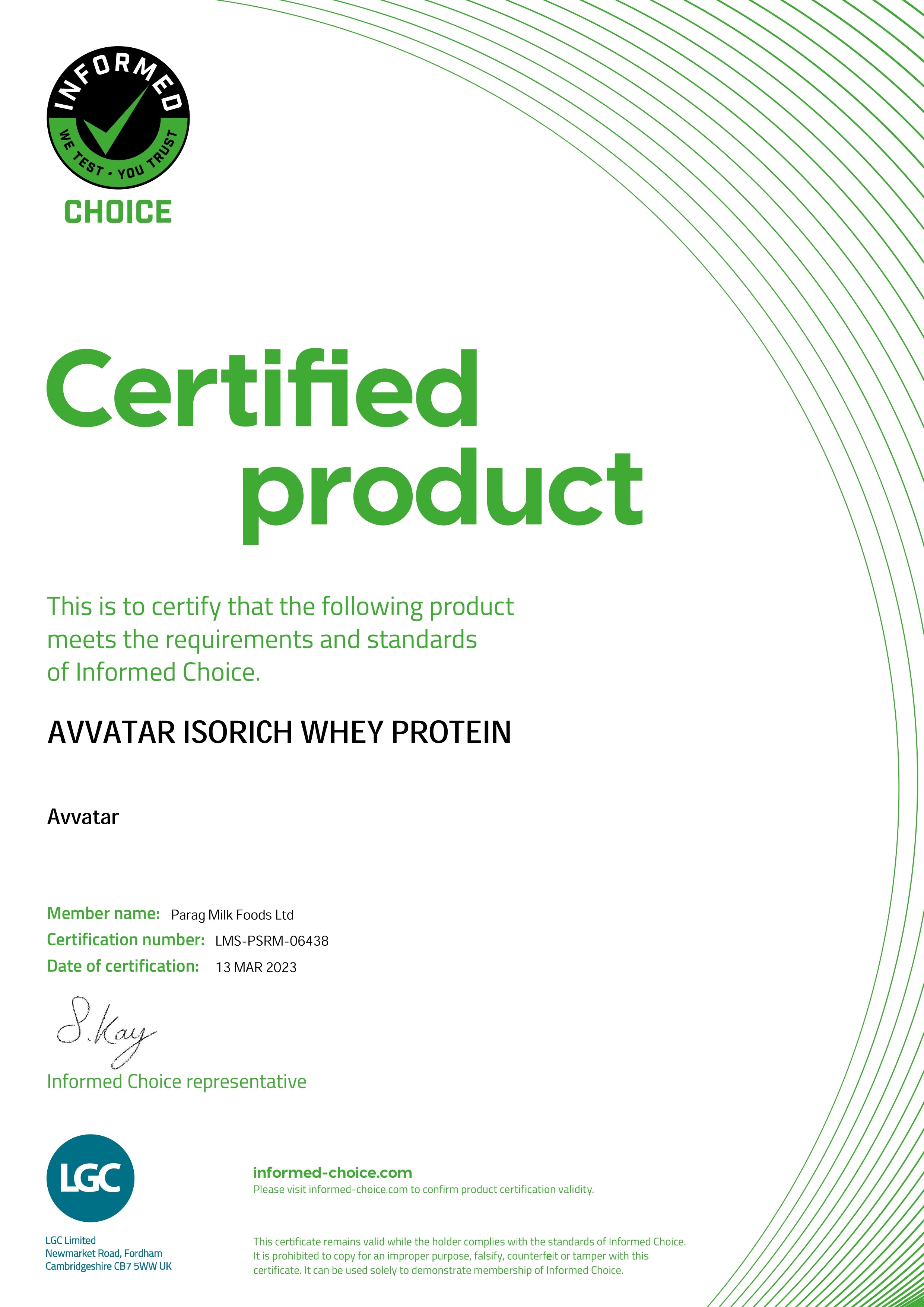Avvatar Isorich Protein 24gram
