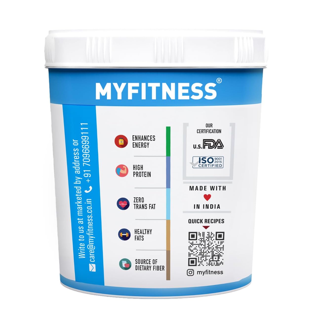 MYFITNESS Peanut Butter Chocolate Flavour 1.25Kg 24gram