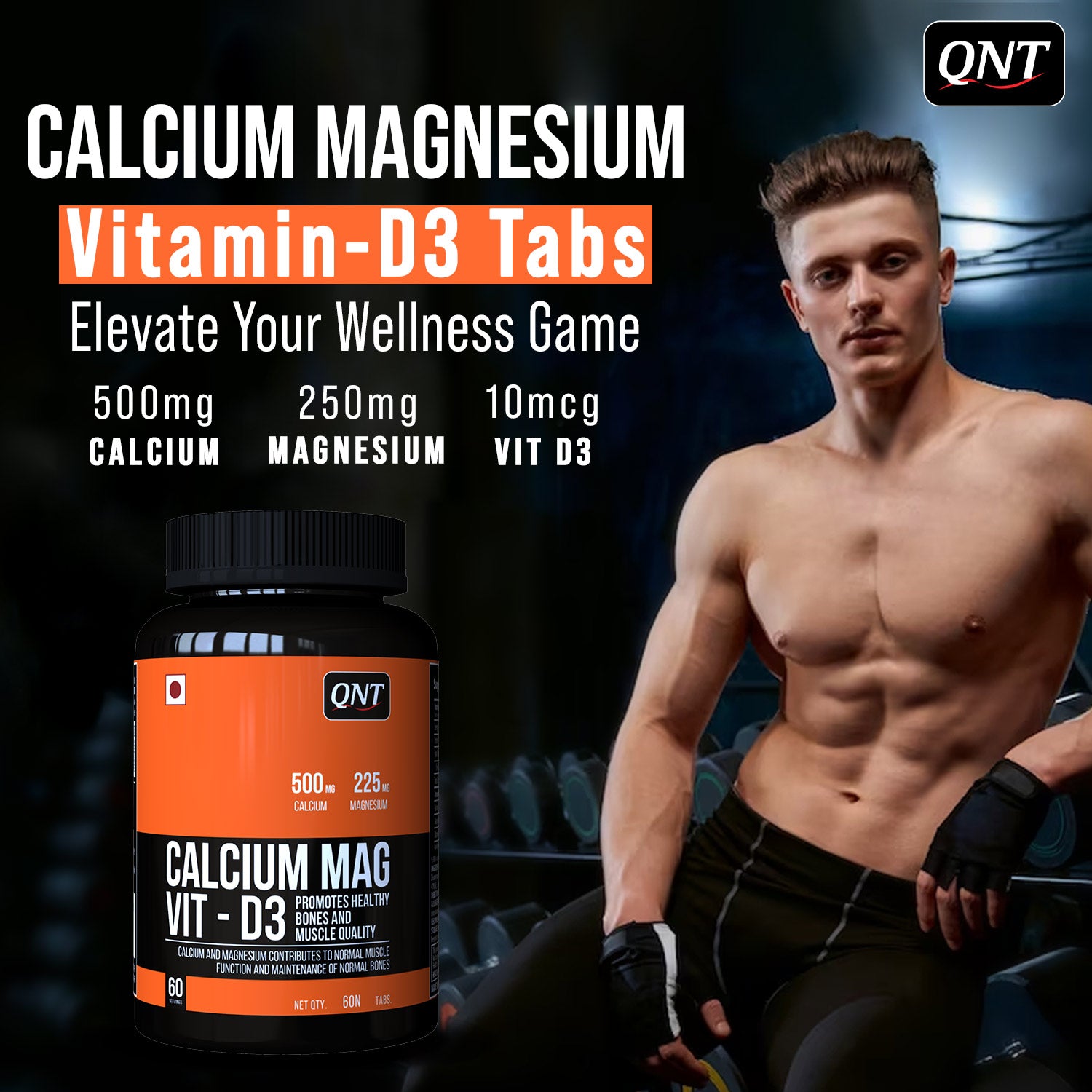 CALCIUM MAGNESIUM D3 | 60 TABS 24gram