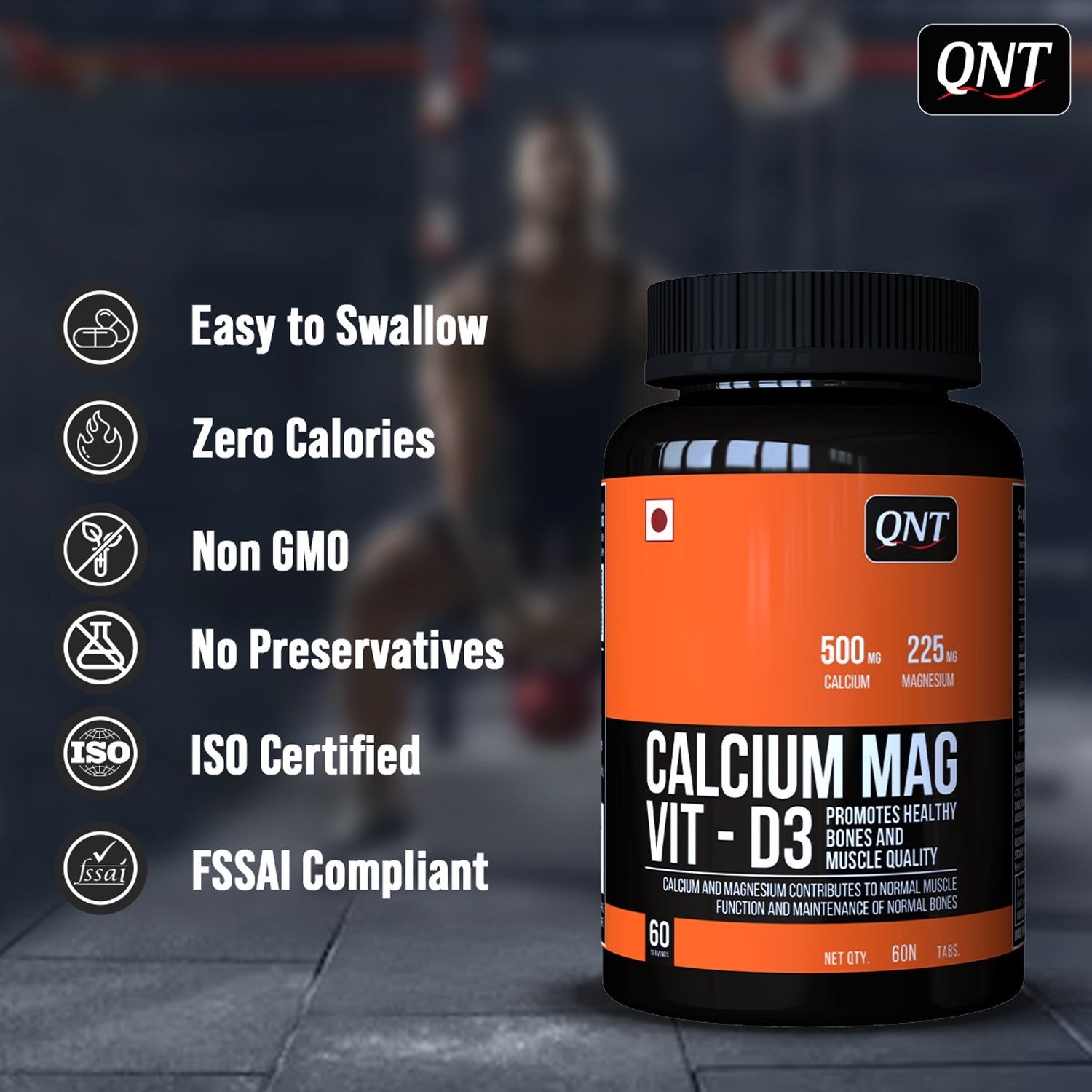 CALCIUM MAGNESIUM D3 | 60 TABS 24gram