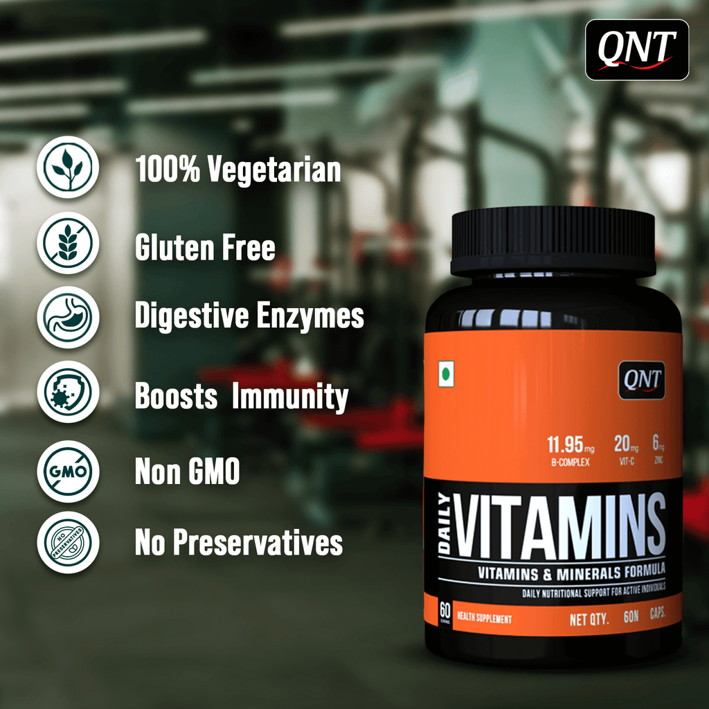 DAILY VITAMINS | COMPLETE VITAMINS & MINERALS FORMULA | 60 CAPS 24gram