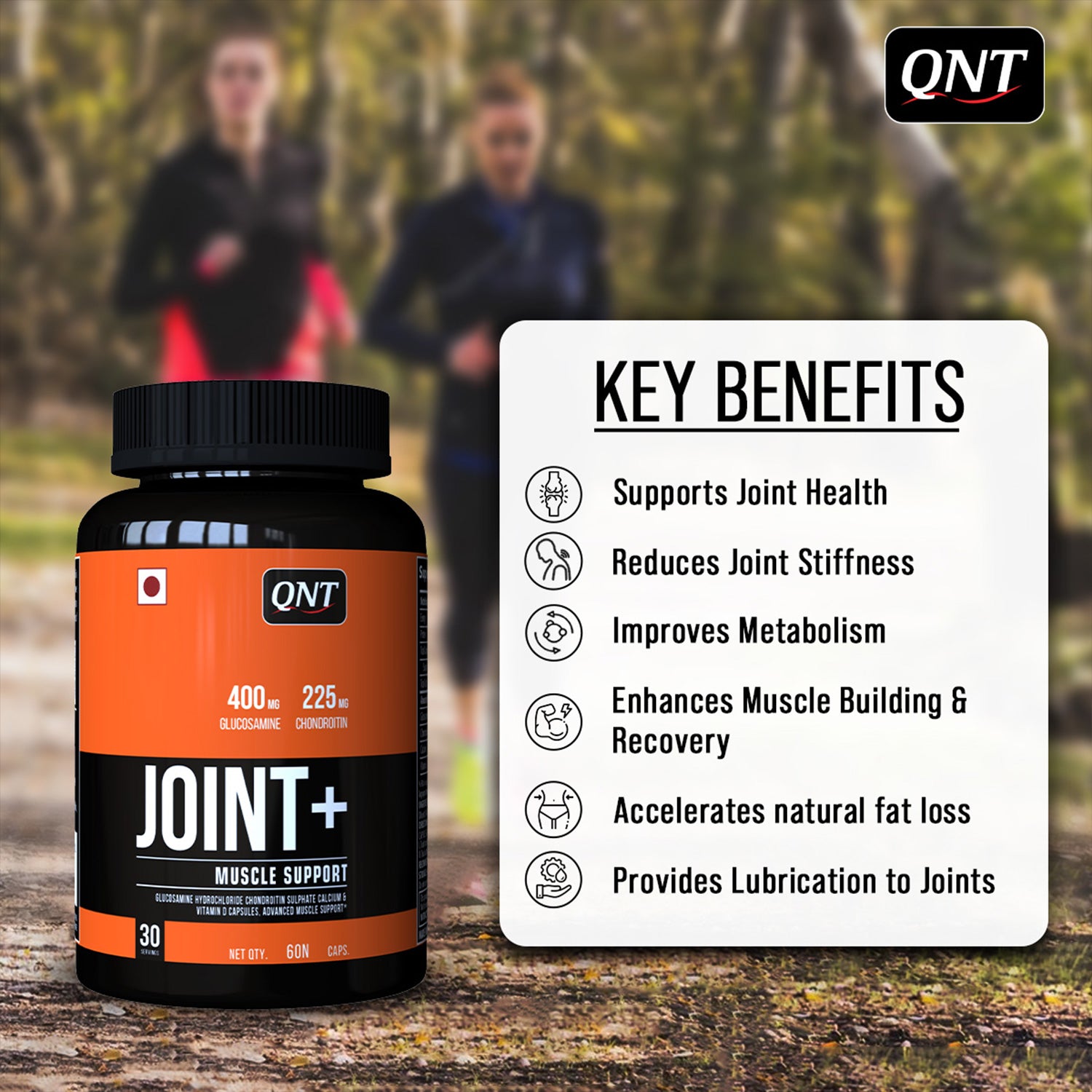 JOINT+ WITH GLUCOSAMINE & COLLAGEN | 60 CAPS 24gram