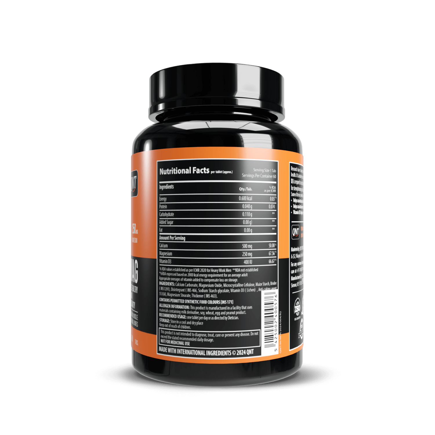 CALCIUM MAGNESIUM D3 | 60 TABS 24gram