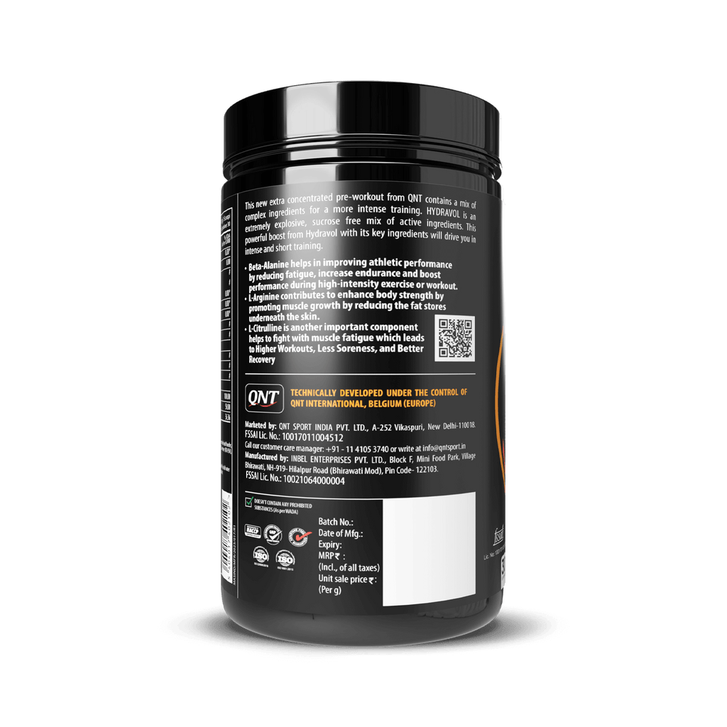 HYDRAVOL PRE WORKOUT POWDER 400 G 24gram