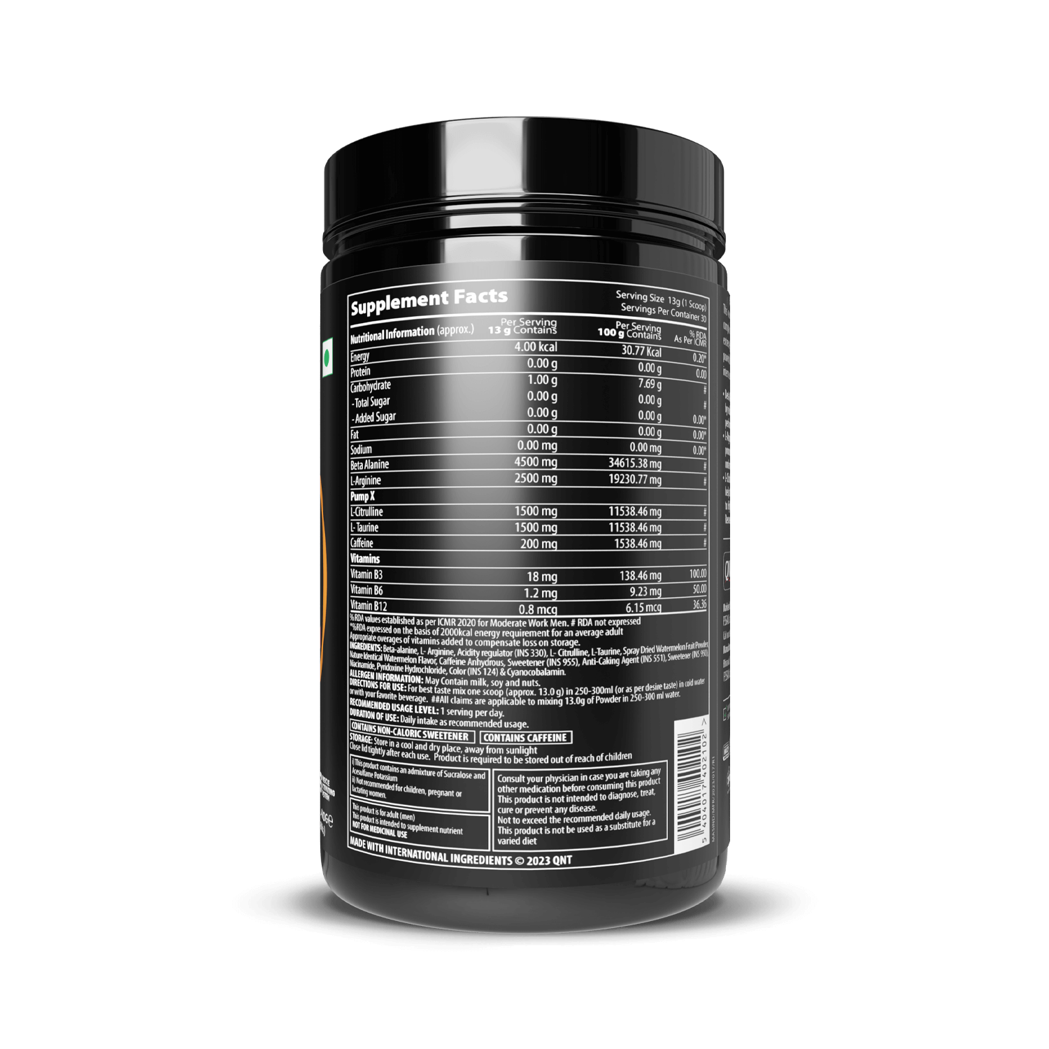 HYDRAVOL PRE WORKOUT POWDER 400 G 24gram