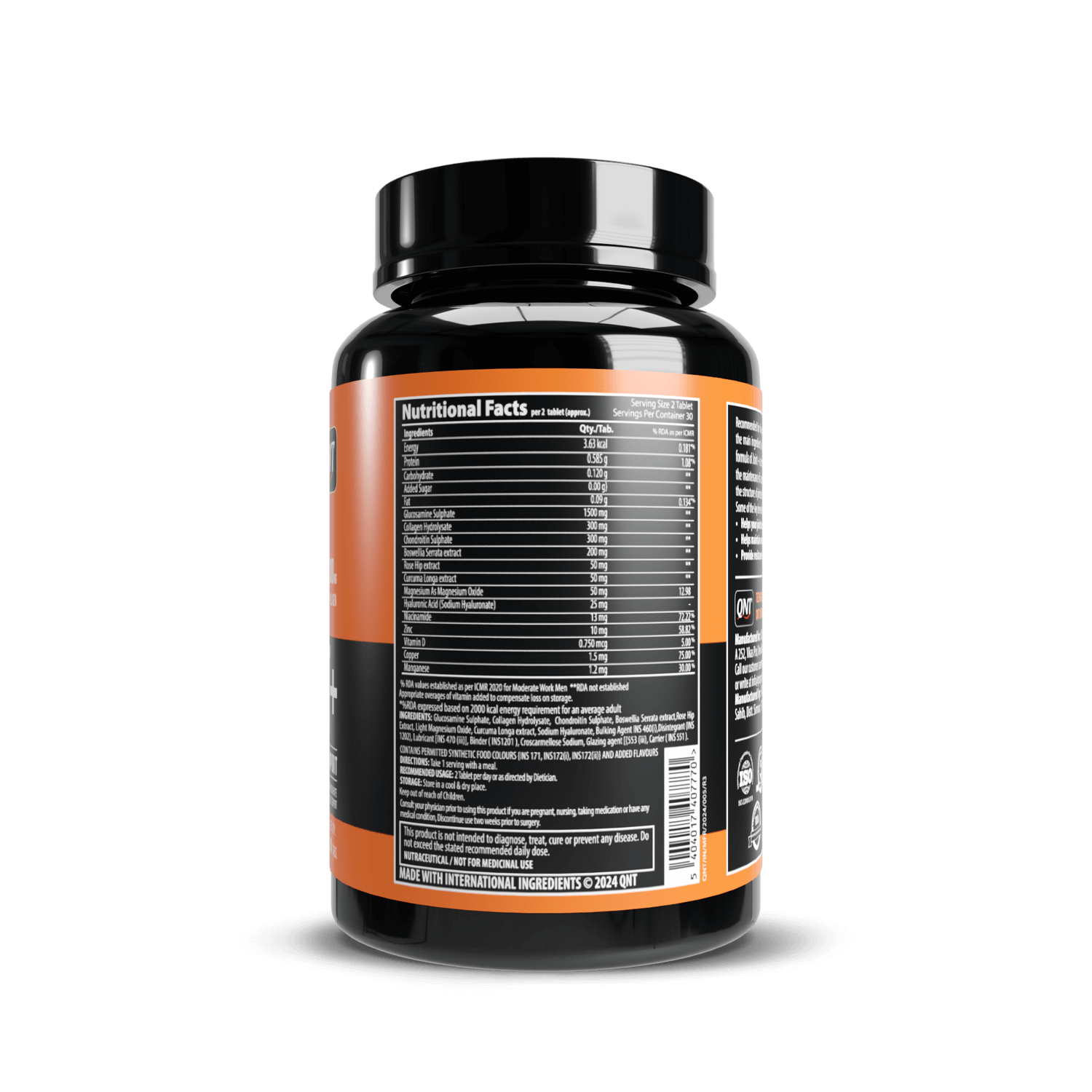 JOINT+ WITH GLUCOSAMINE & COLLAGEN | 60 CAPS 24gram