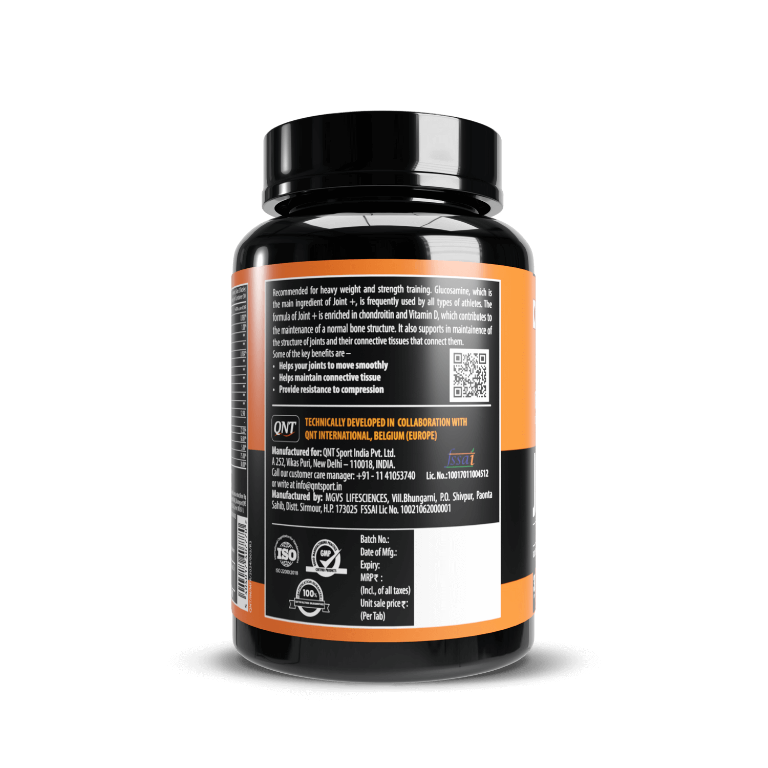 JOINT+ WITH GLUCOSAMINE & COLLAGEN | 60 CAPS 24gram