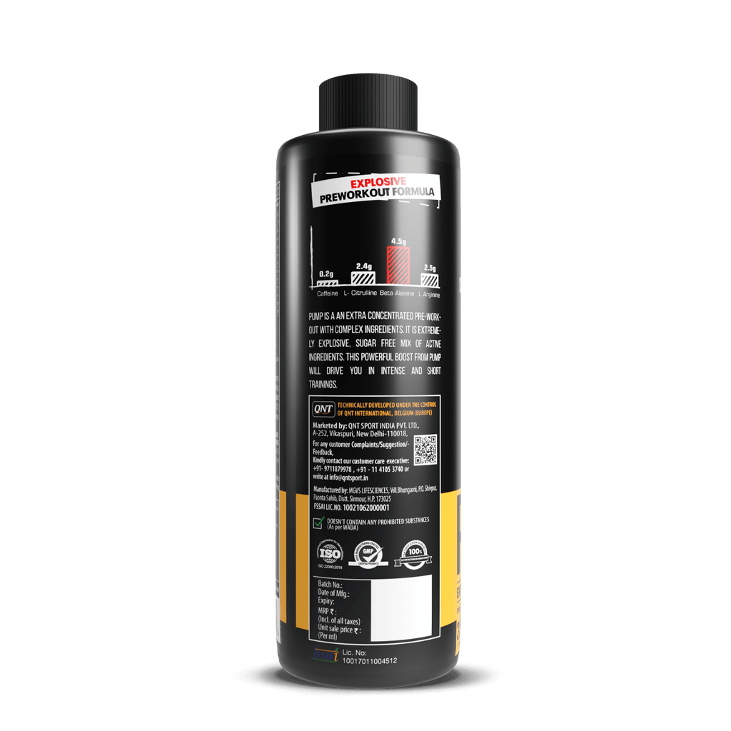 PUMP LIQUID PRE WORKOUT 24gram