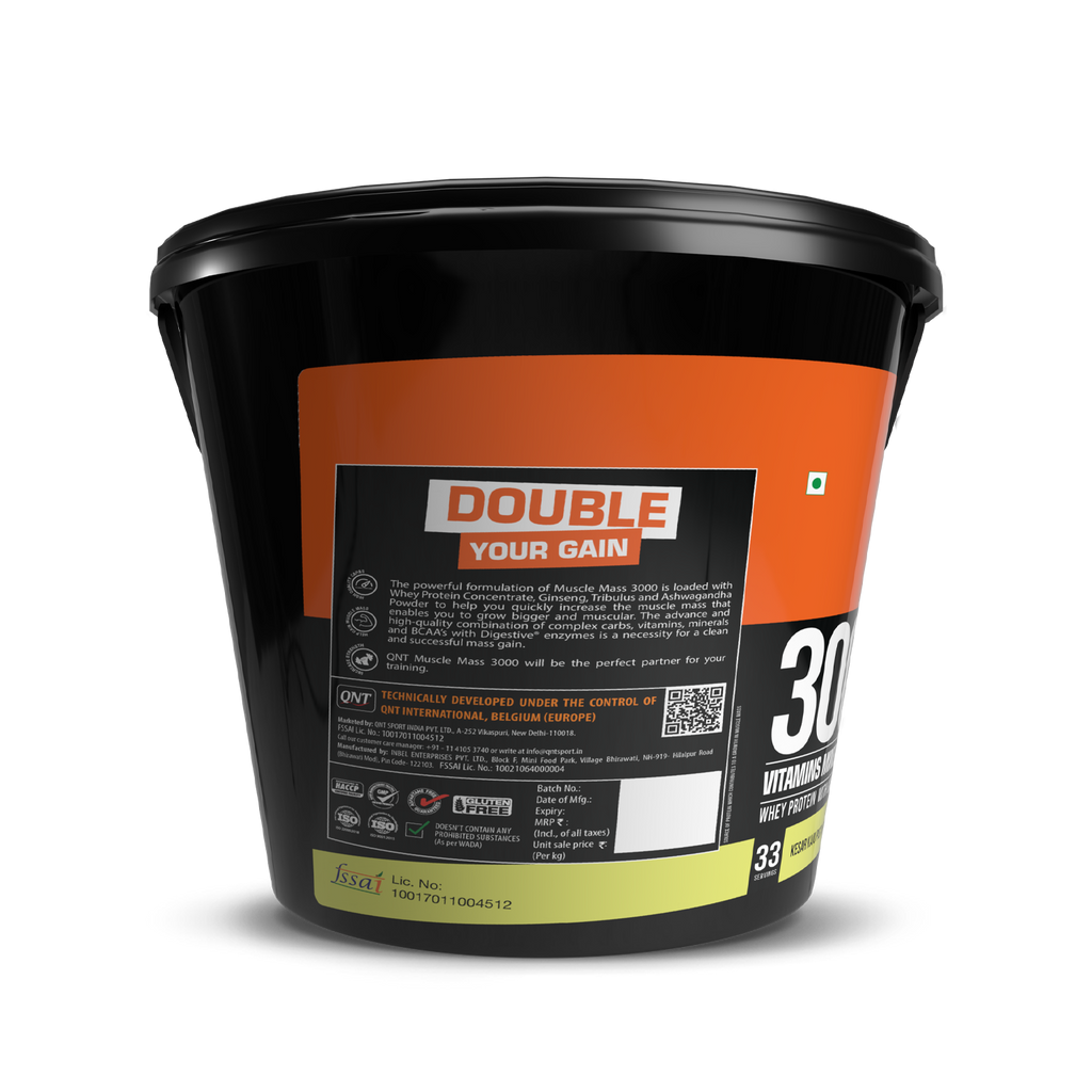 MUSCLE MASS 3000 WEIGHT GAINER 24gram