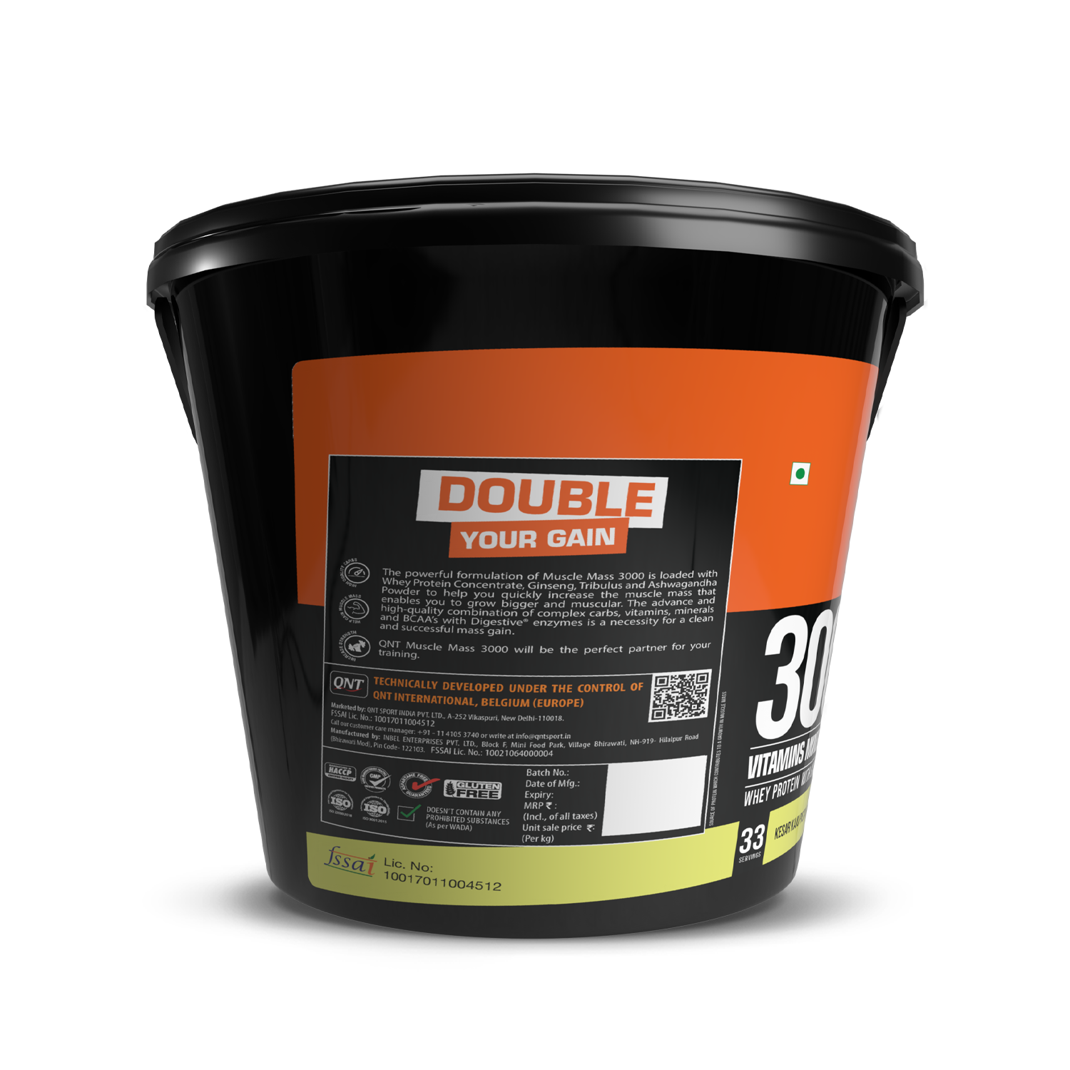 MUSCLE MASS 3000 WEIGHT GAINER 24gram