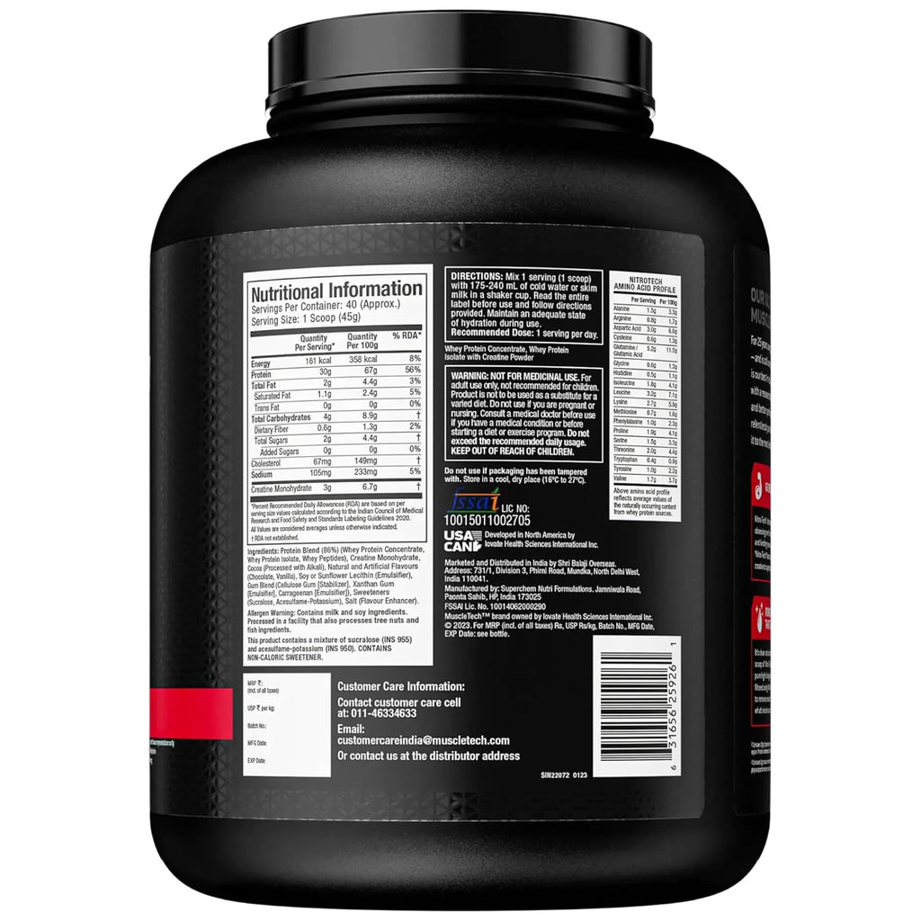 Muscletech™ Nitro-Tech™ Whey Protein 24gram
