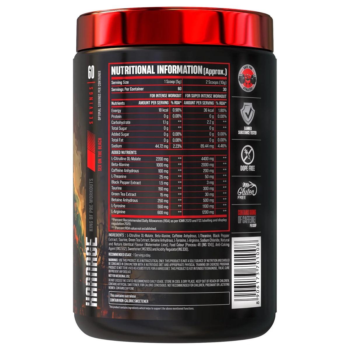 Karnage Pre Workout 24 GRAM