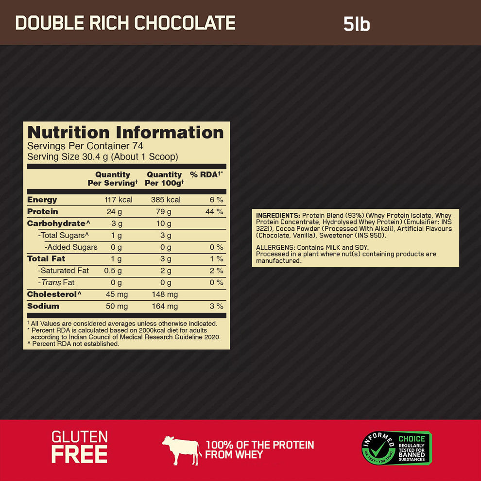 ON Gold Standard 100% Whey Protein 24gram