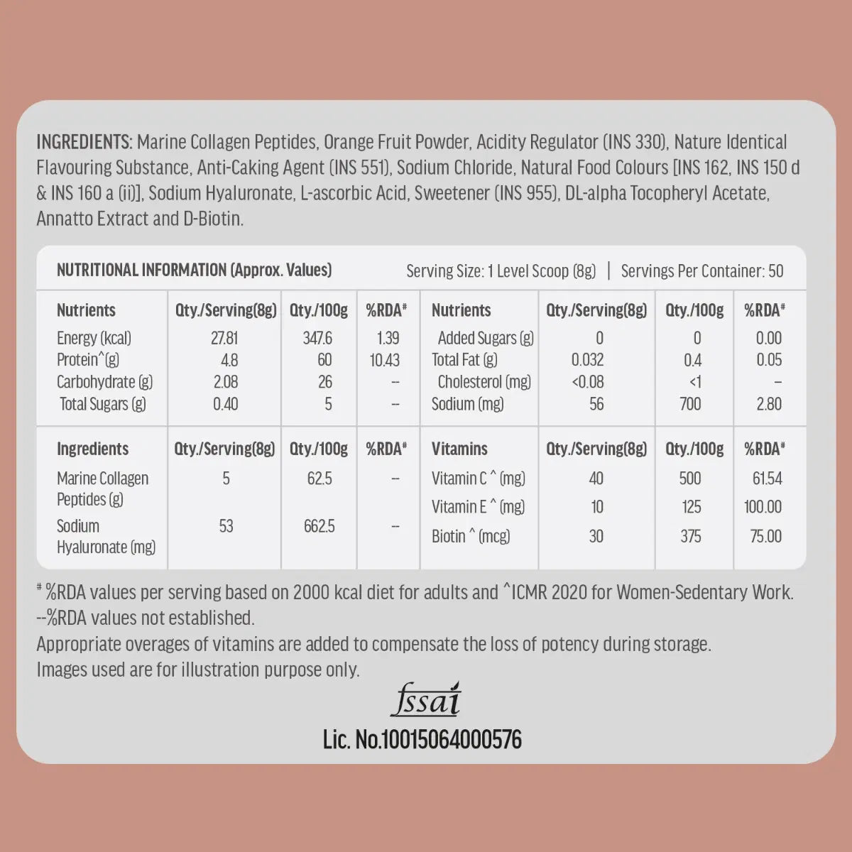 HK VITALS Marine Collagen Supplement 24gram
