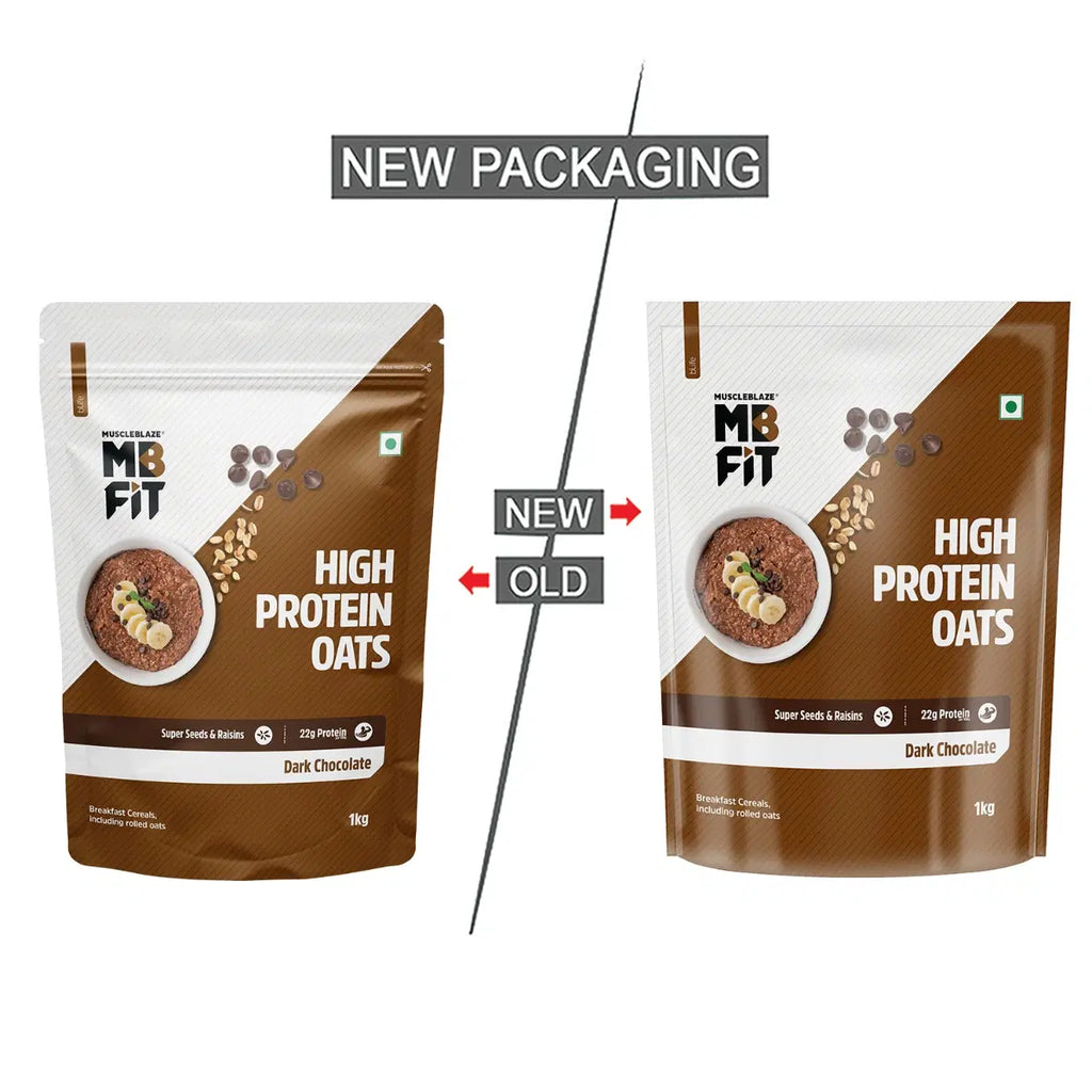 MuscleBlaze High Protein Oats 24gram