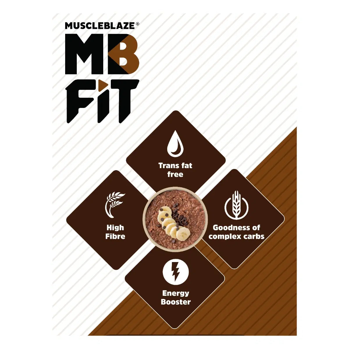 MuscleBlaze High Protein Oats 24gram
