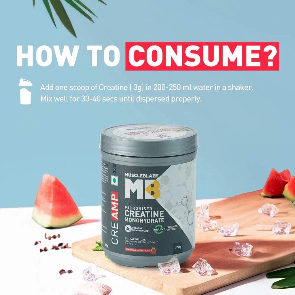 MuscleBlaze Creatine Monohydrate CreAMP 24gram