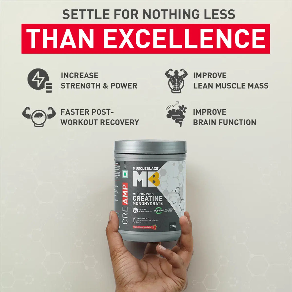 MuscleBlaze Creatine Monohydrate CreAMP 24gram