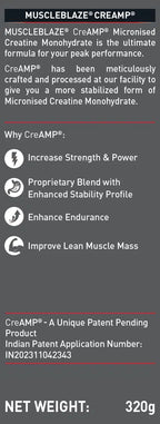 MuscleBlaze Creatine Monohydrate CreAMP 24gram