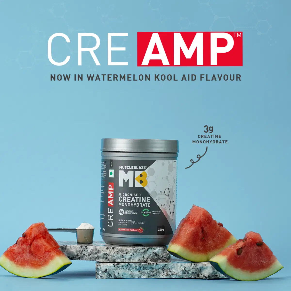 MuscleBlaze Creatine Monohydrate CreAMP 24gram