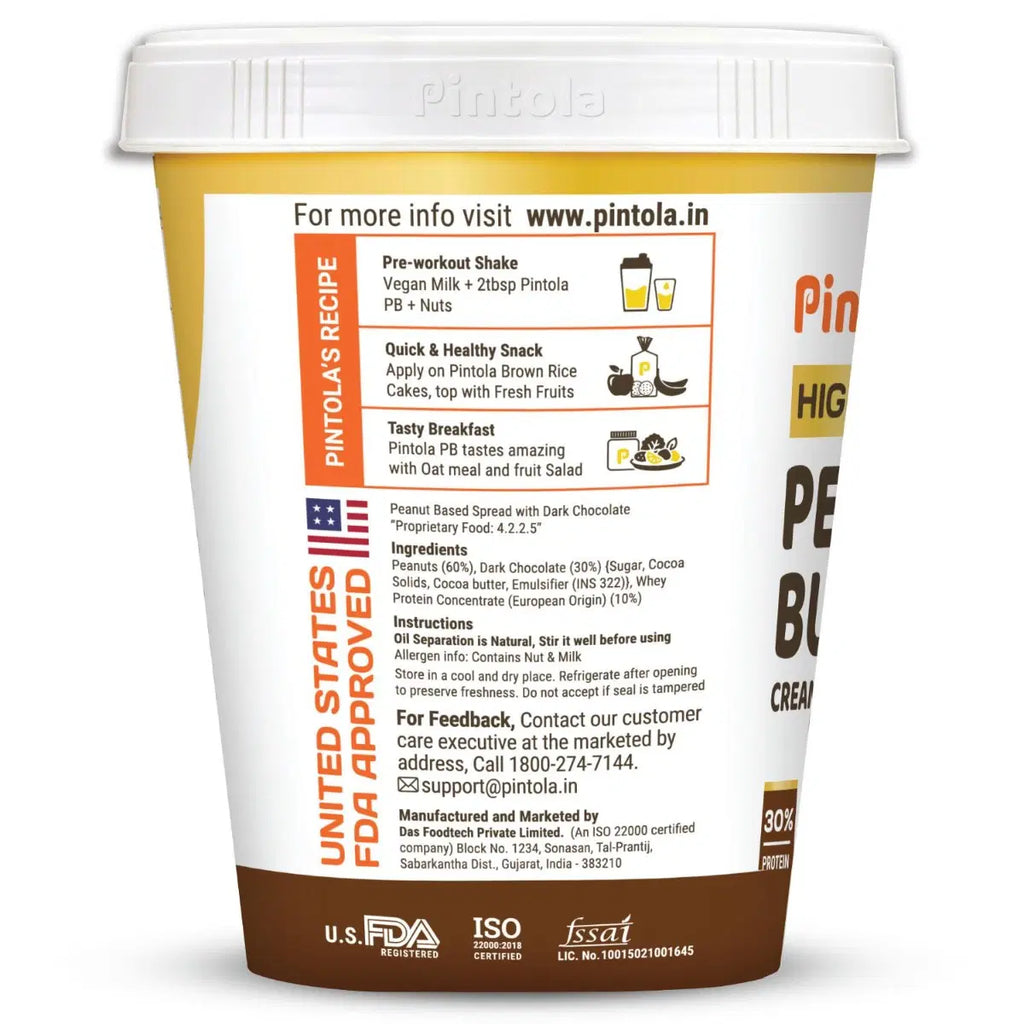 Pintola HIGH Protein Peanut Butter Dark Chocolate 1Kg 24gram