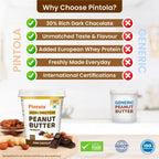 Pintola HIGH Protein Peanut Butter Dark Chocolate 1Kg 24gram