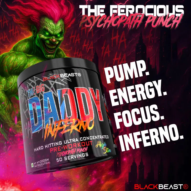 Black Beast The Big Daddy Inferno Pre Workout 24gram