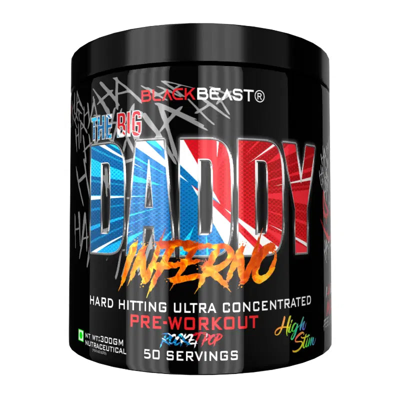 Black Beast The Big Daddy Inferno Pre Workout 50 Servings 24gram