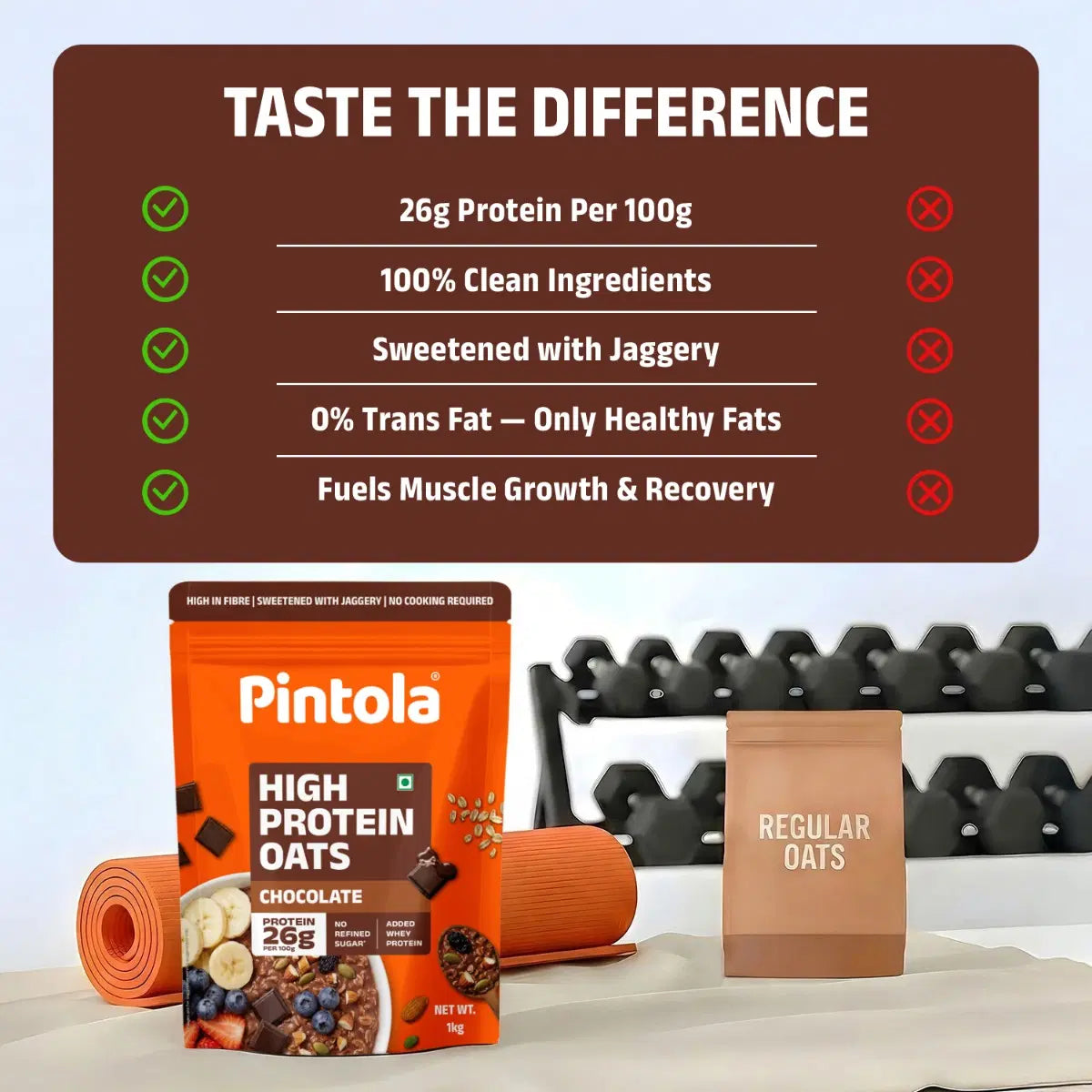 Pintola high protein oats 24gram