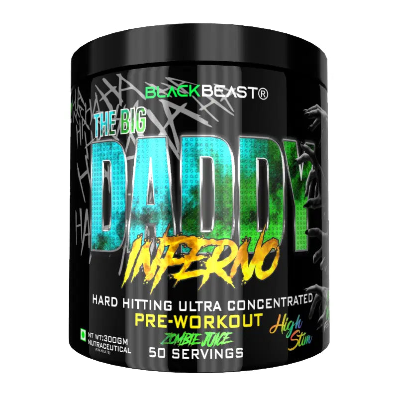 Black Beast The Big Daddy Inferno Pre Workout 50 Servings 24gram