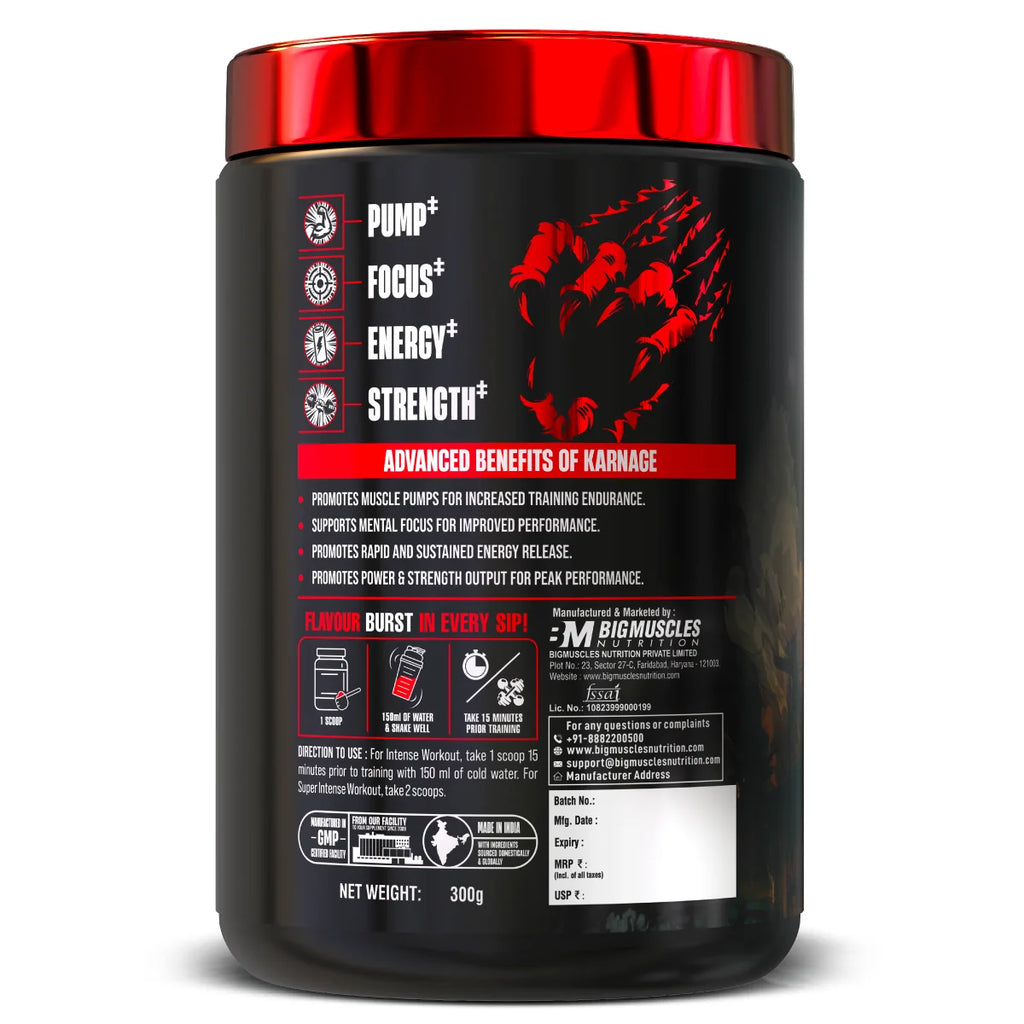 Karnage Pre Workout 24 GRAM