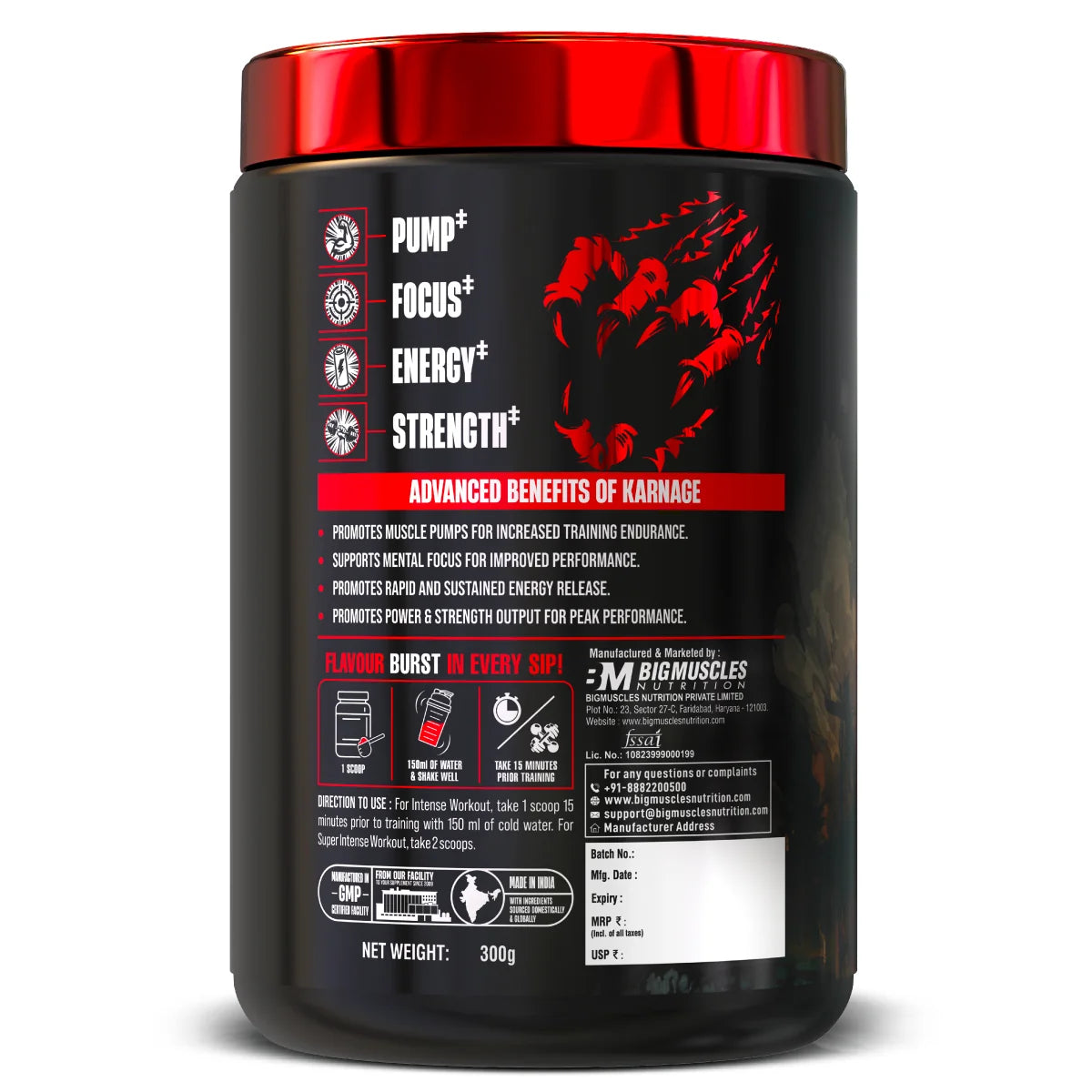 Karnage Pre Workout 24 GRAM