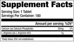 GAT L-ARGININE 180 Tablets 24gram