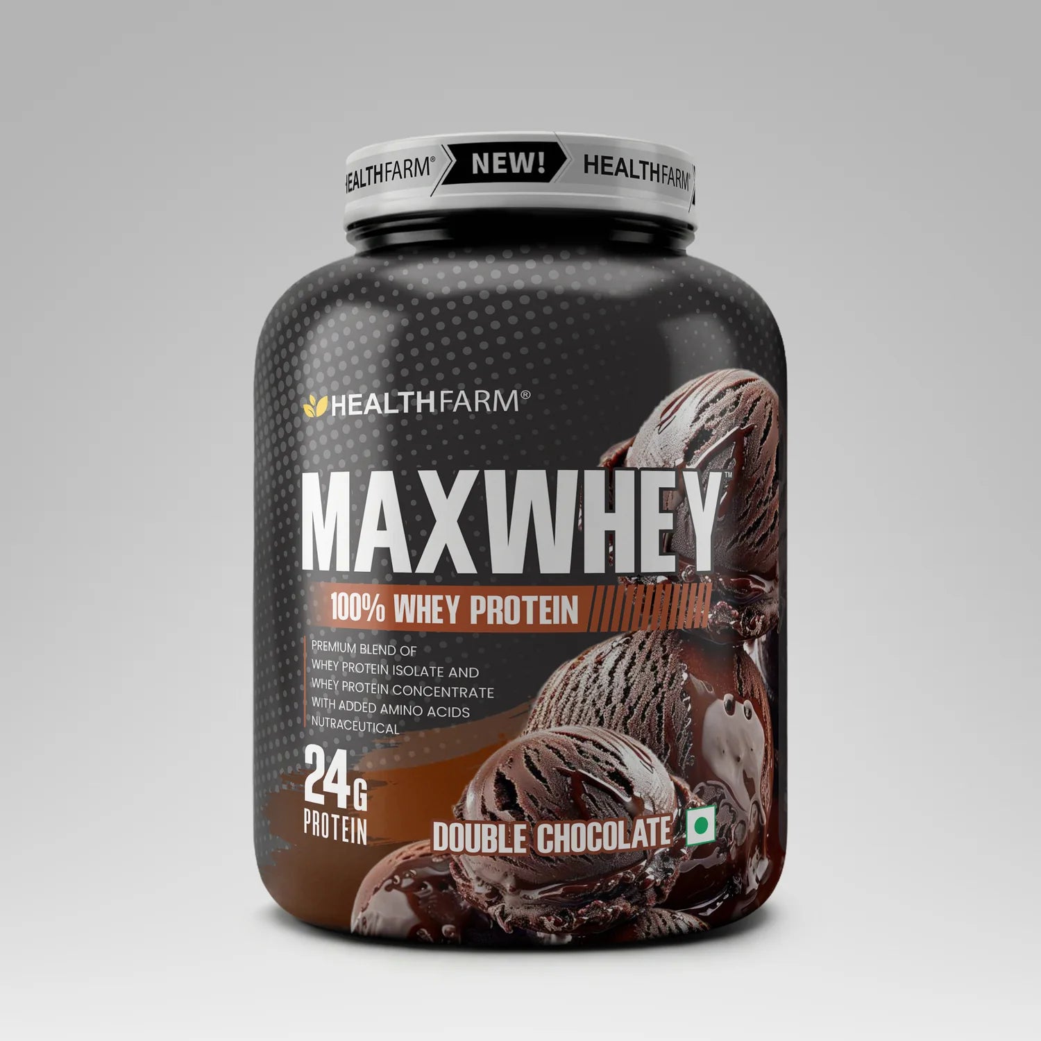 Healthfarm Maxwhey 24g Protein 2 KG 24gram