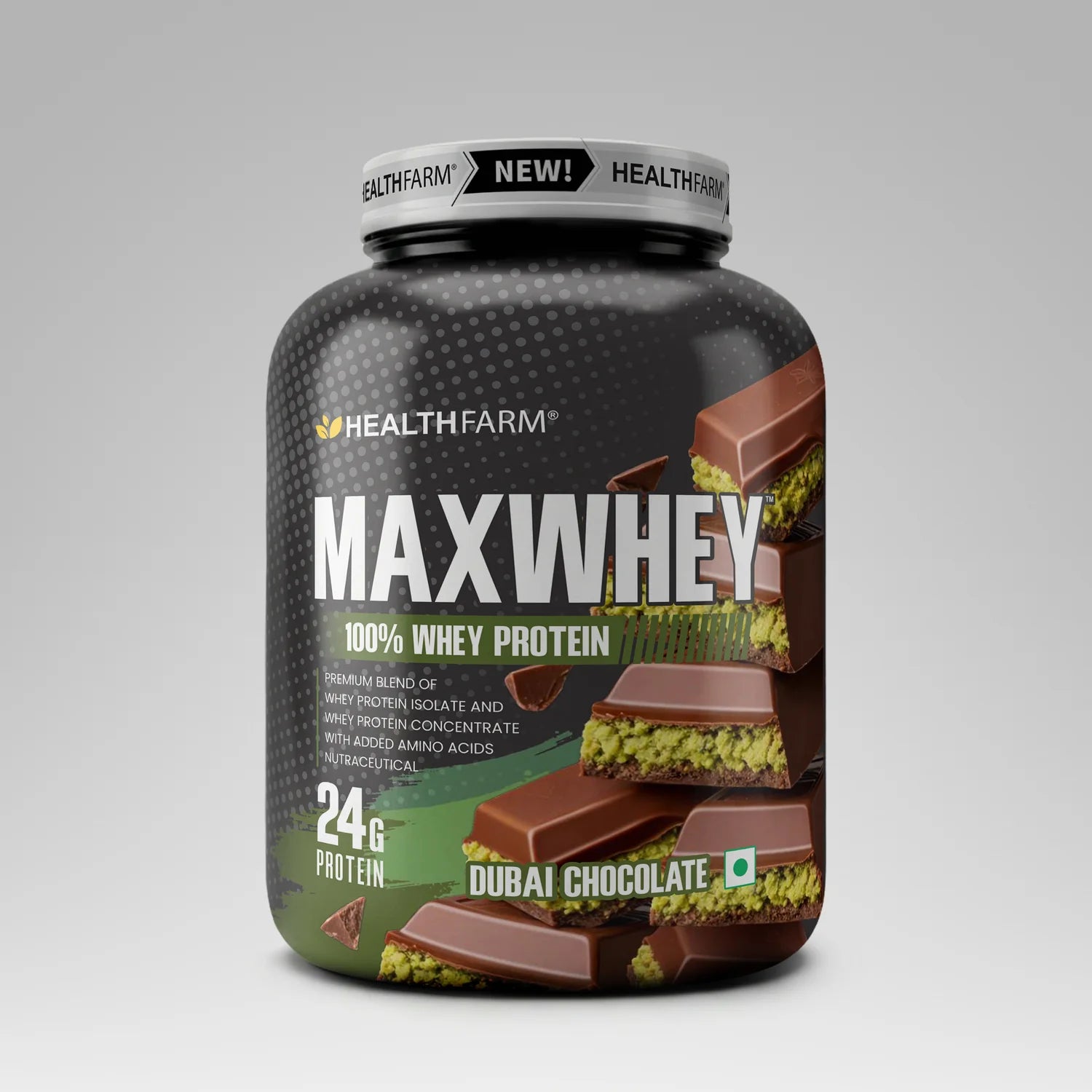 Healthfarm Maxwhey 24g Protein 2 KG 24gram