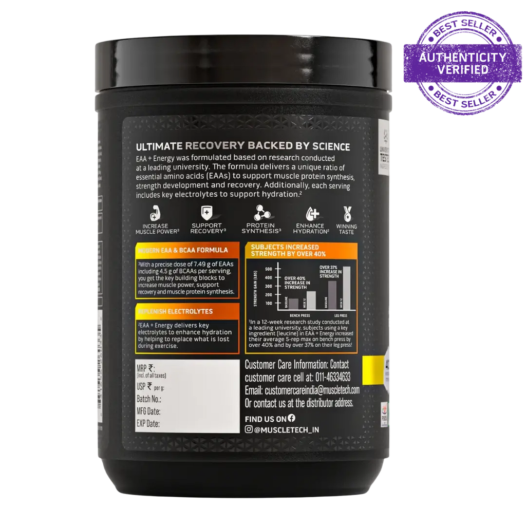 Muscletech™ EAA+ Energy 30 servings 24gram