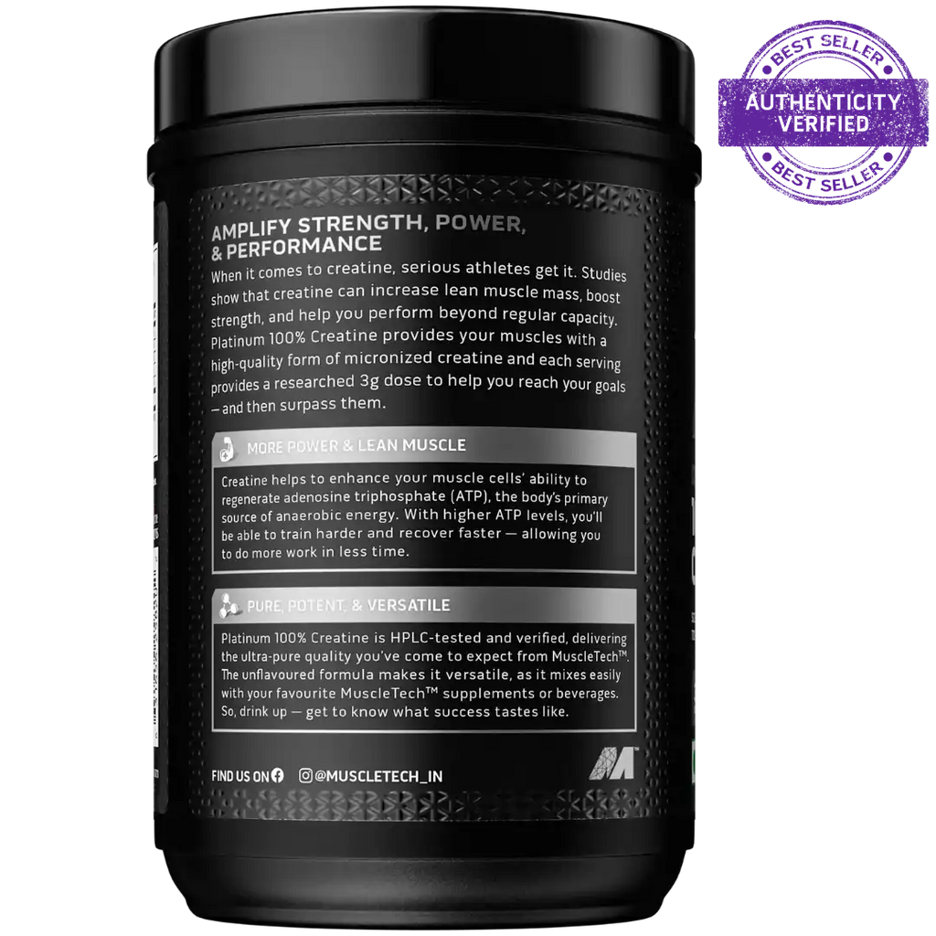 Muscletech™ Platinum 100% Creatine 250gm 24gram