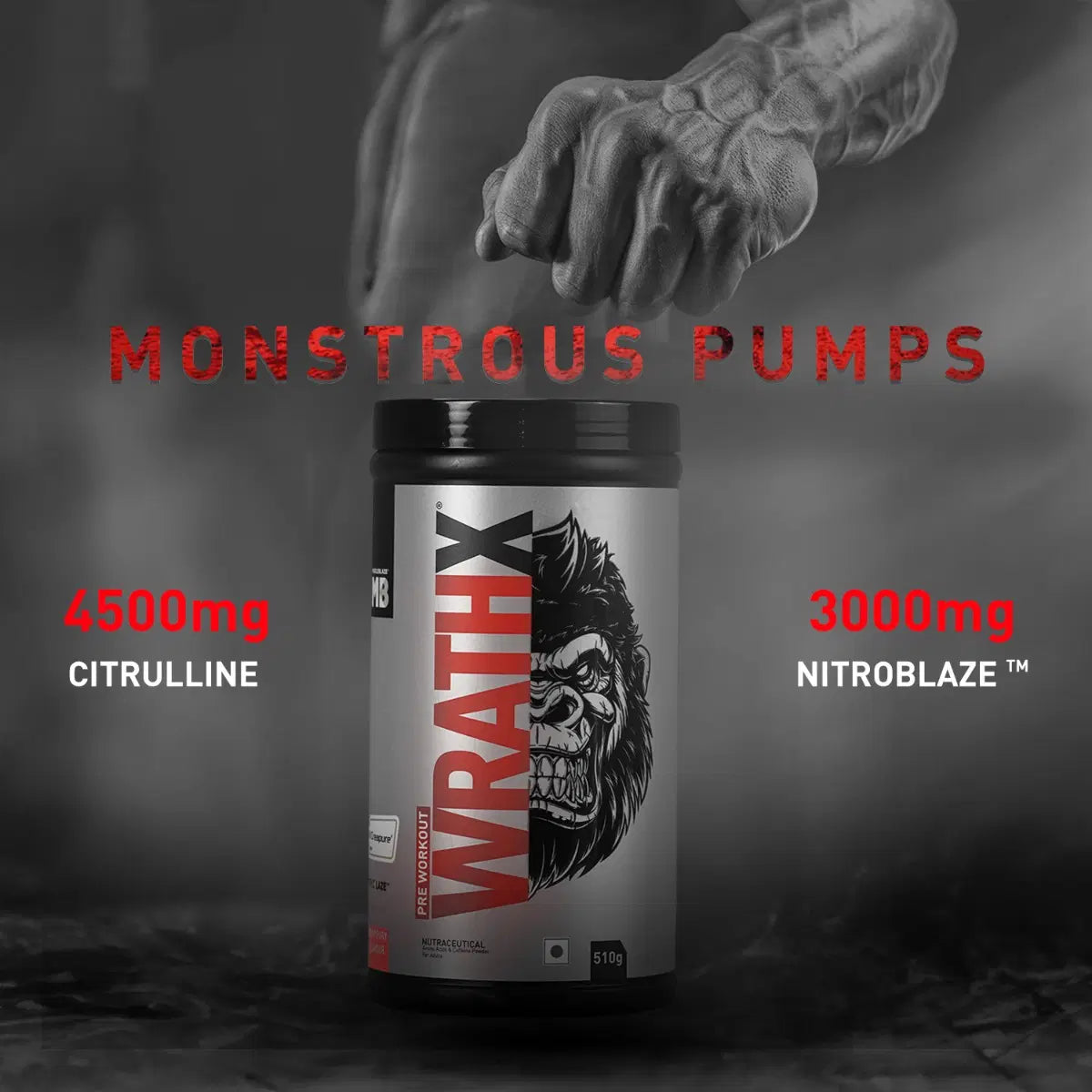 MuscleBlaze Pre Workout WrathX 24gram