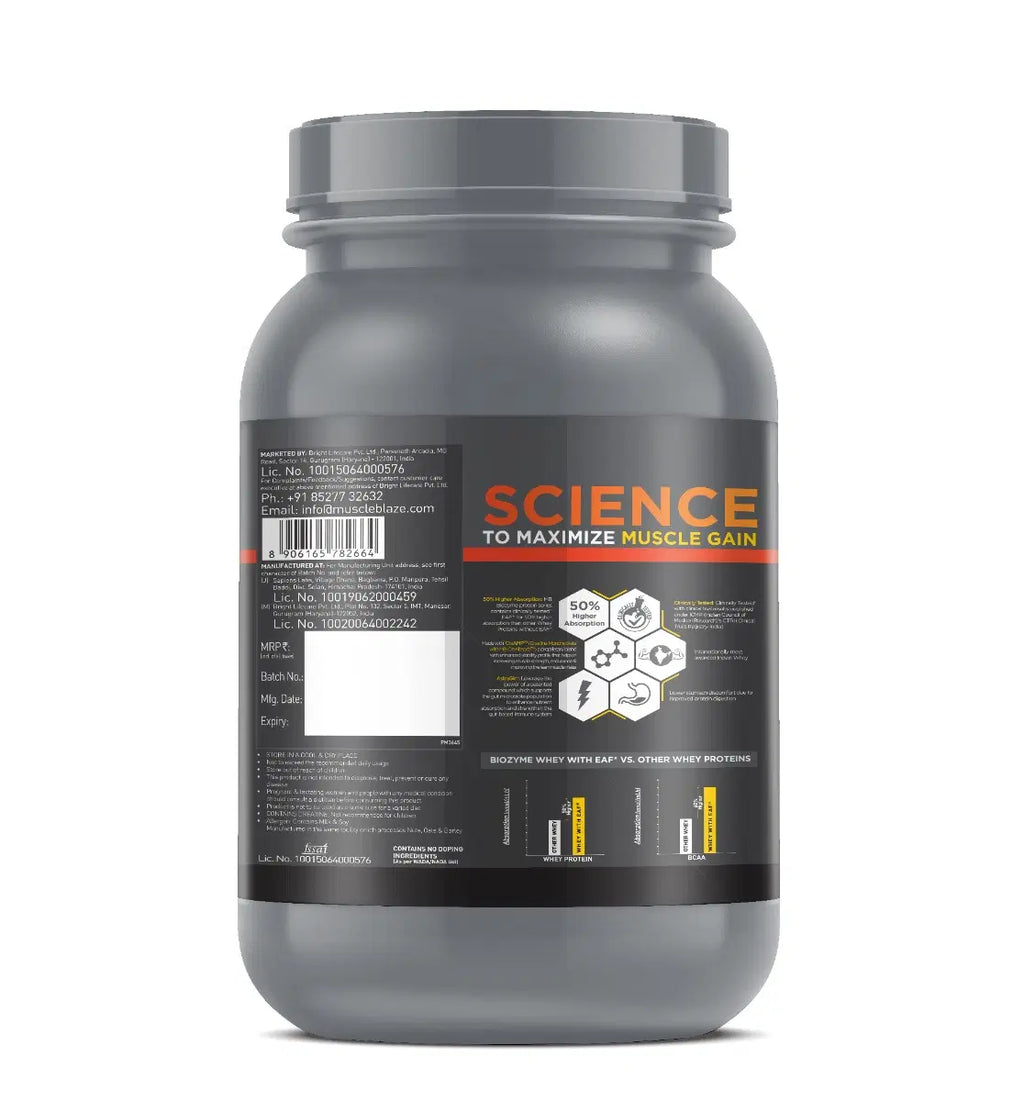 MuscleBlaze Biozyme Whey PR 24gram