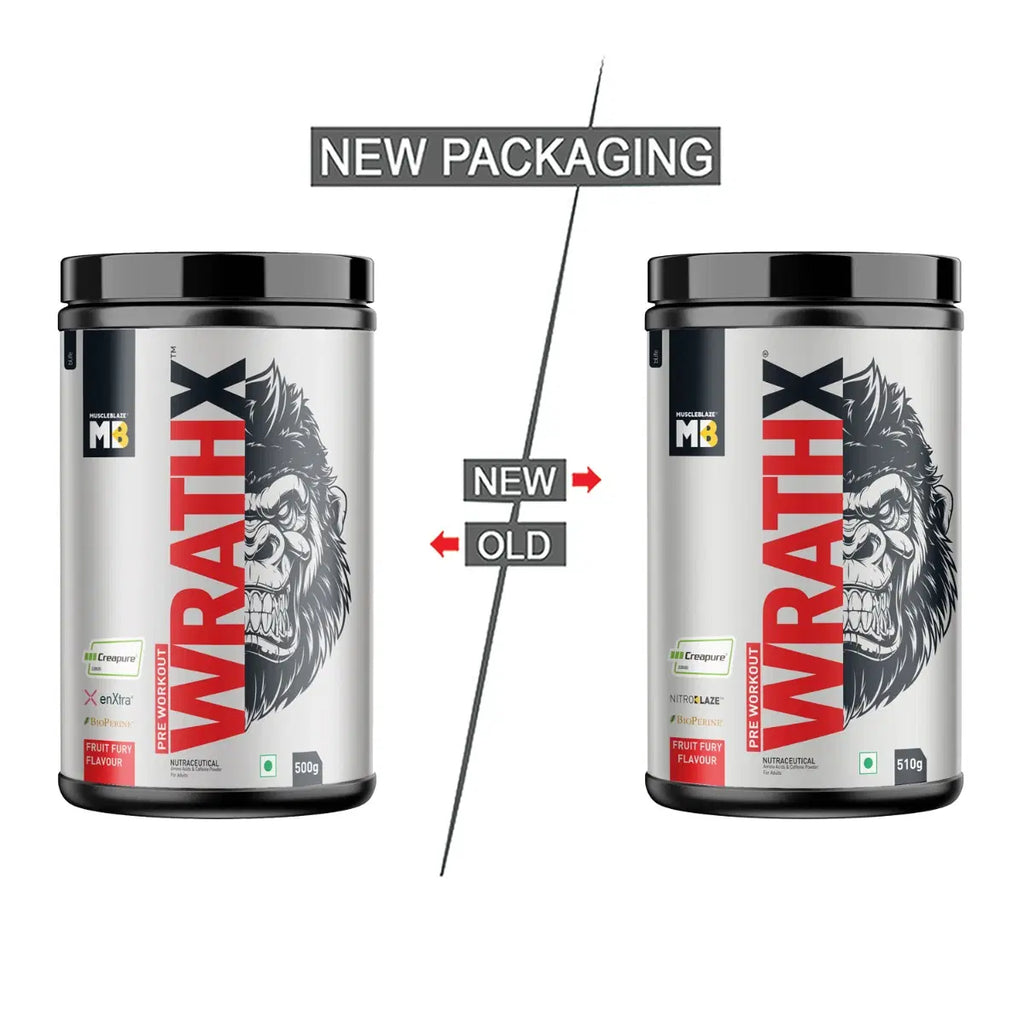 MuscleBlaze Pre Workout WrathX 24gram