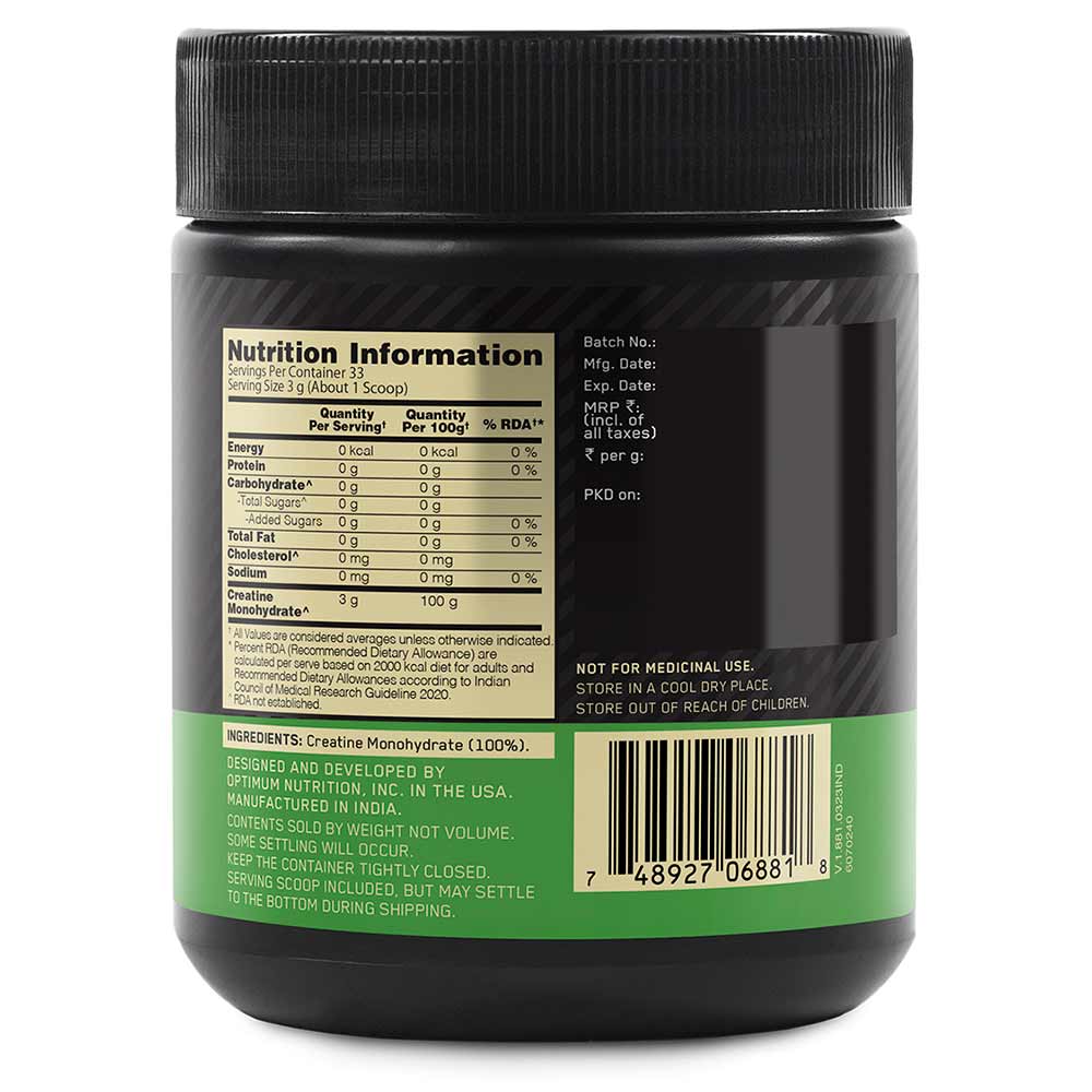 ON (Optimum Nutrition) Micronized Creatine Powder 24gram