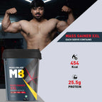 MuscleBlaze Mass Gainer XXL with Complex Carbs and Proteins in 3:1 ratio 24gram