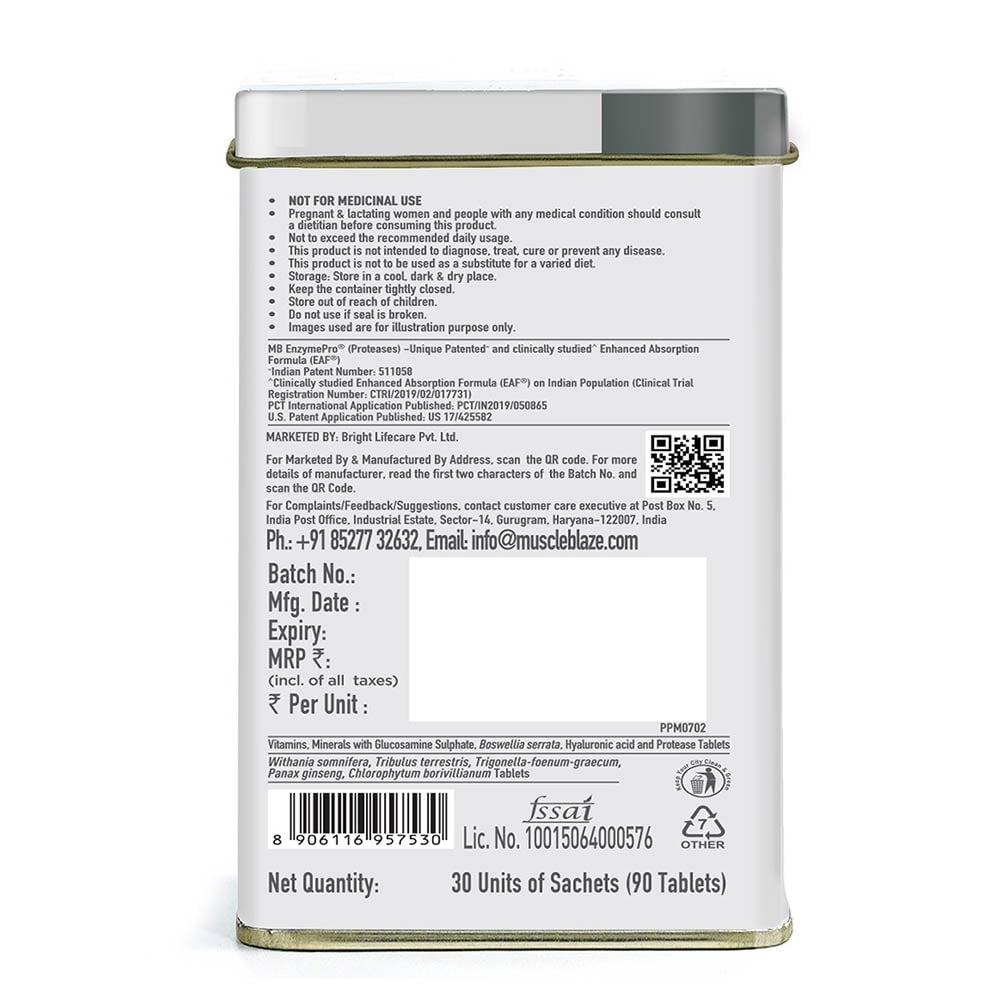 MuscleBlaze Biozyme 5 in 1 Multivitamin 24gram