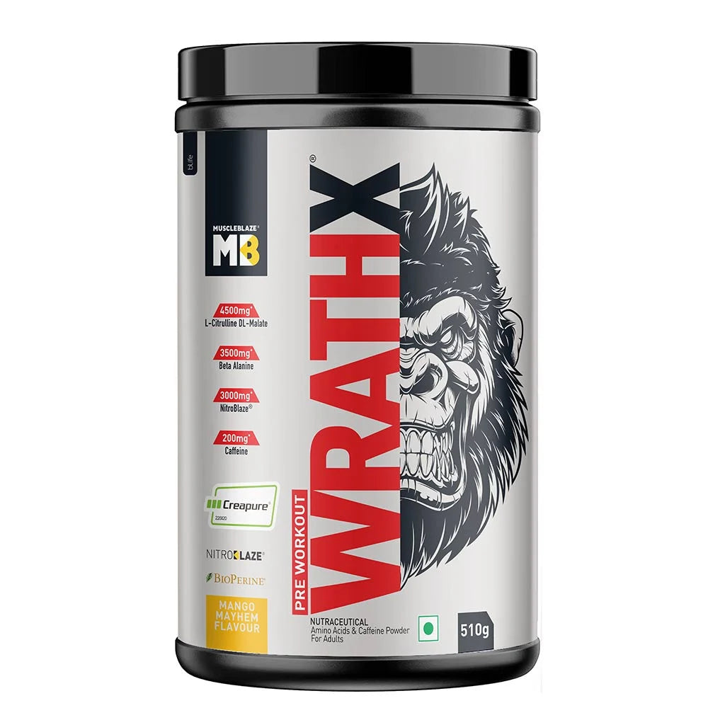 MuscleBlaze Pre Workout WrathX 24gram