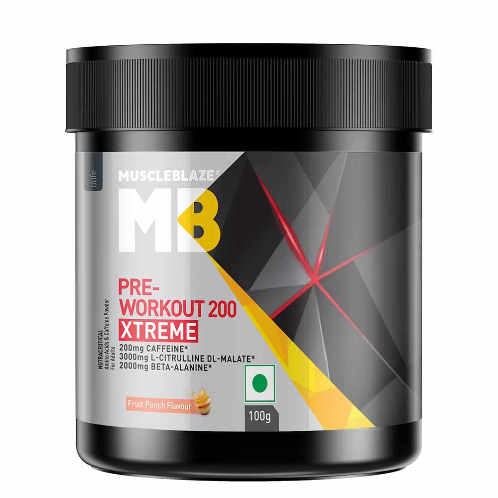 MuscleBlaze PRE Workout 200 Xtreme 24gram