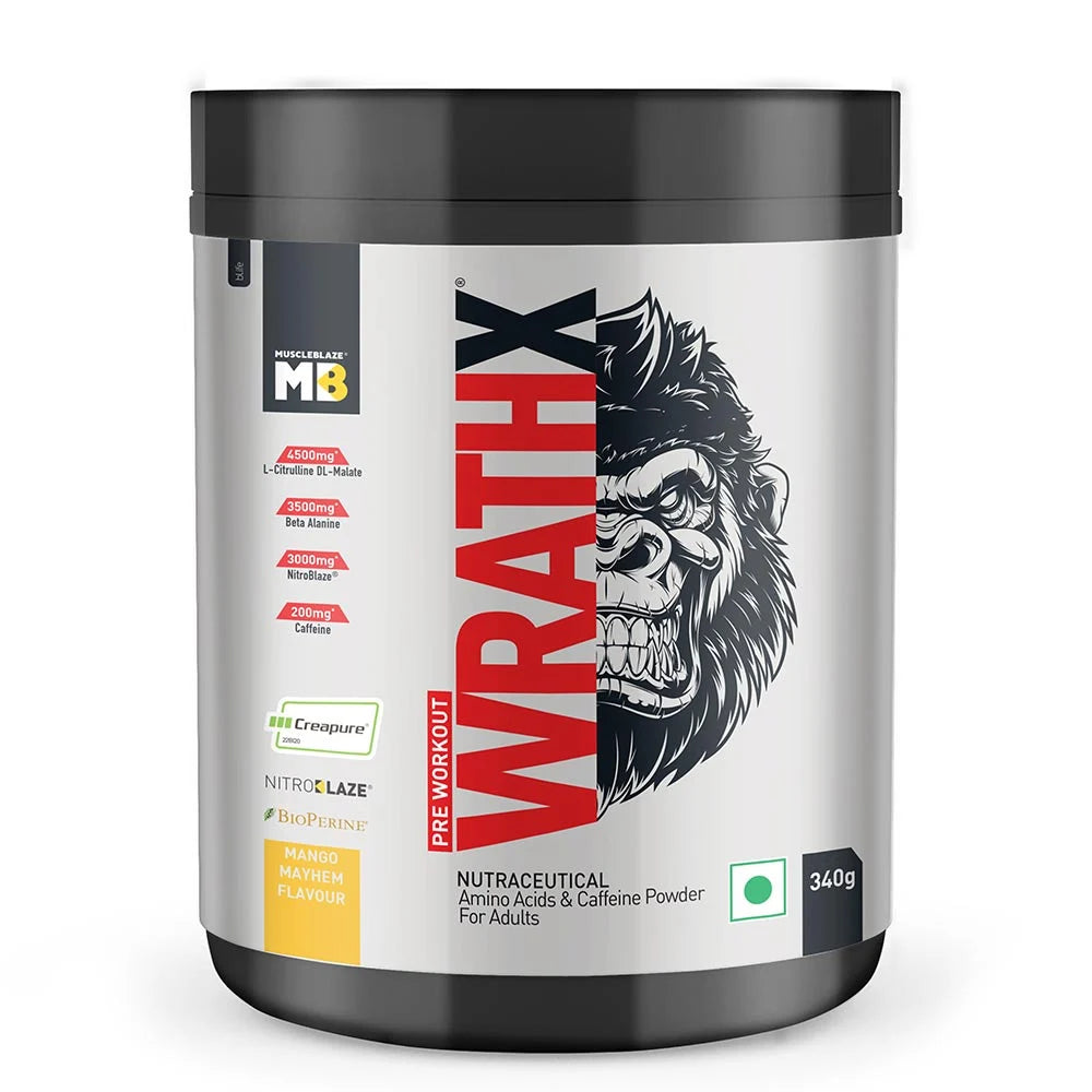 MuscleBlaze Pre Workout WrathX 24gram