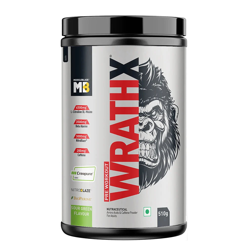 MuscleBlaze Pre Workout WrathX 24gram