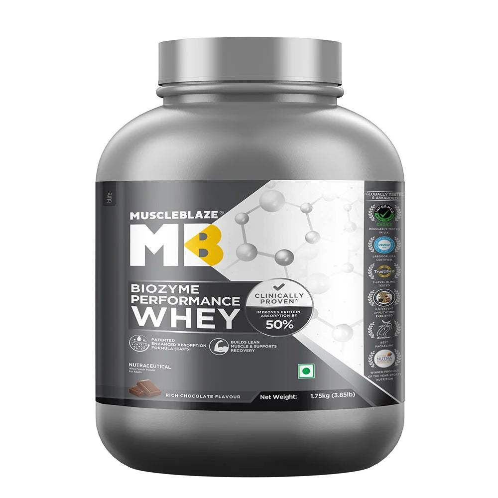 MuscleBlaze Biozyme Performance Whey 24gram